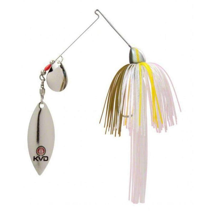 Strike King Finesse KVD Spinnerbait, Chartreuse Sexy Shad, 3/8-Ounce - Image 5